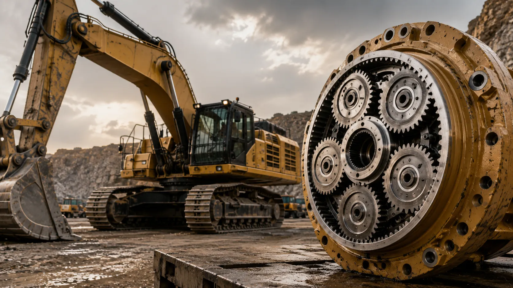 Cat 395 Kule Şanzıman Taşıyıcı Planet Carrier