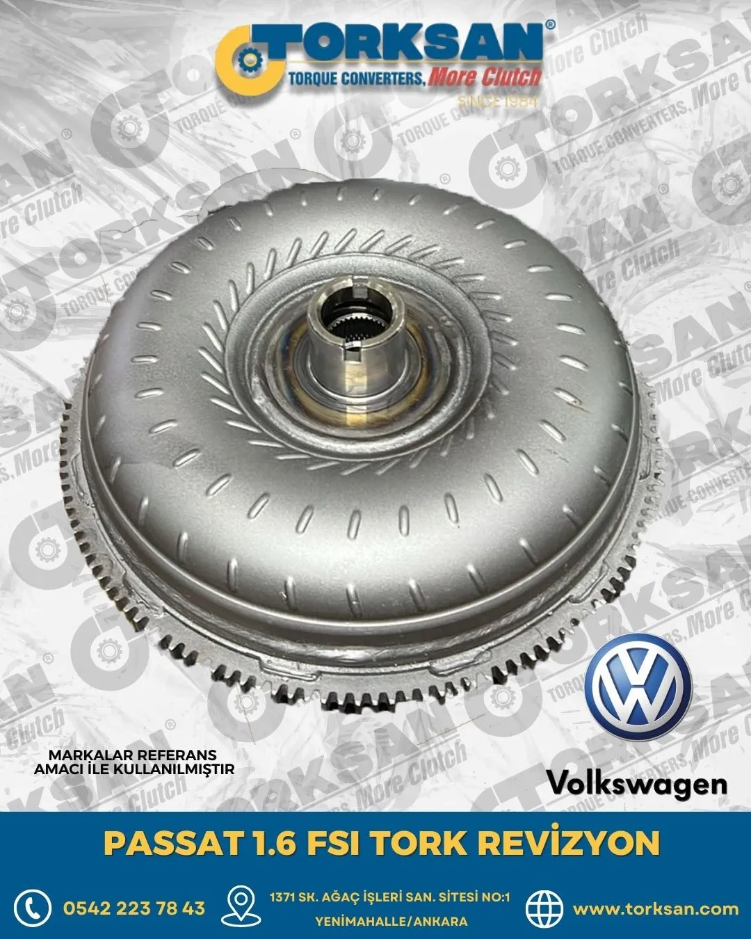 Volkswagen Passat 1.6 FSI Tork Konvertör Revizyonu