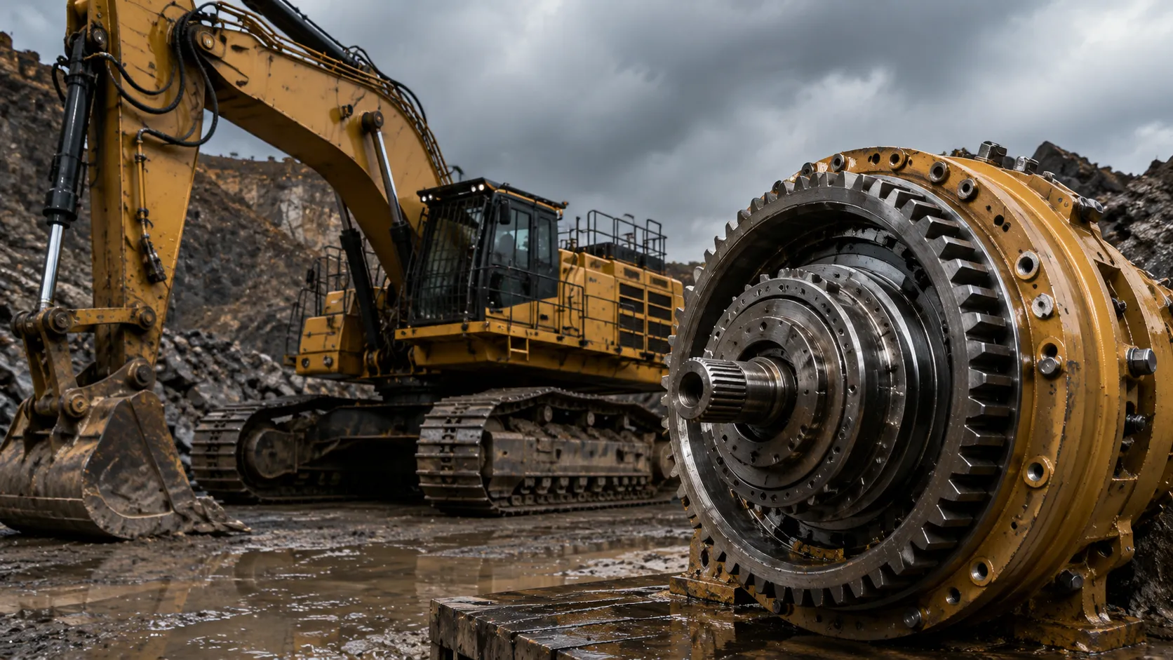 Cat 395 Kule Şanzıman Dişlisi ve Swing Drive Parçaları