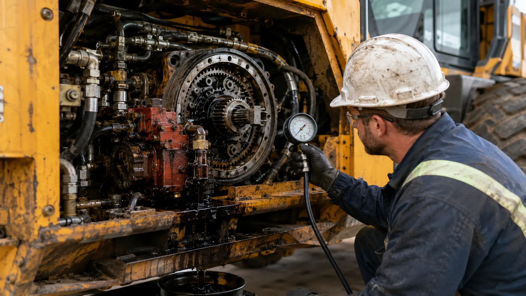 İş Makinası Şanzıman Pompası Basınç Kaybı Neden Olur?