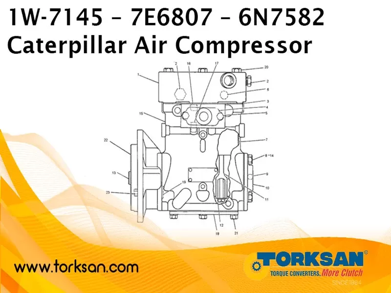 1W-7145 – 7E6807 – 6N7582 Caterpillar Air Compressor