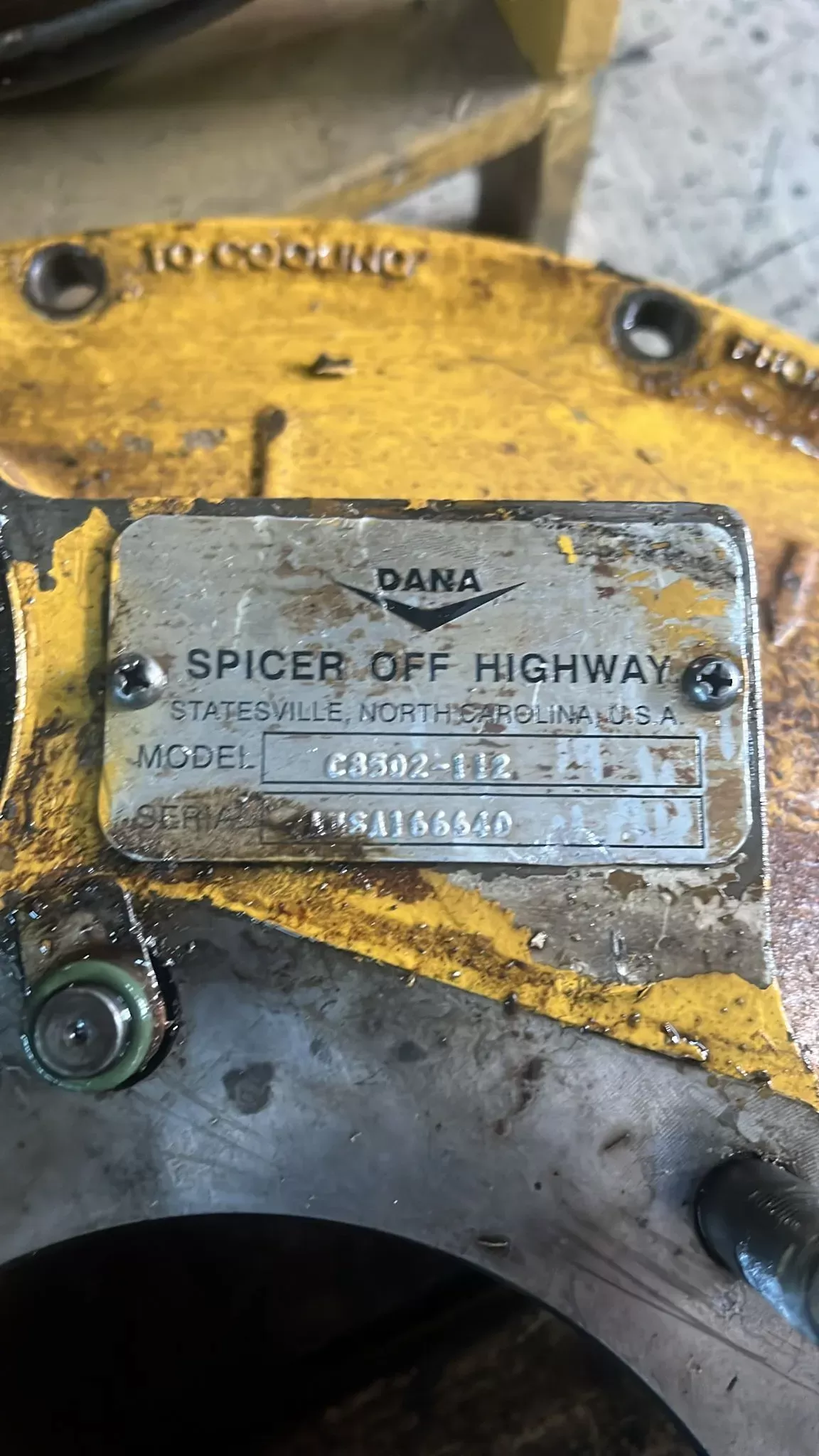 C8502-112 | DANA SPİCER